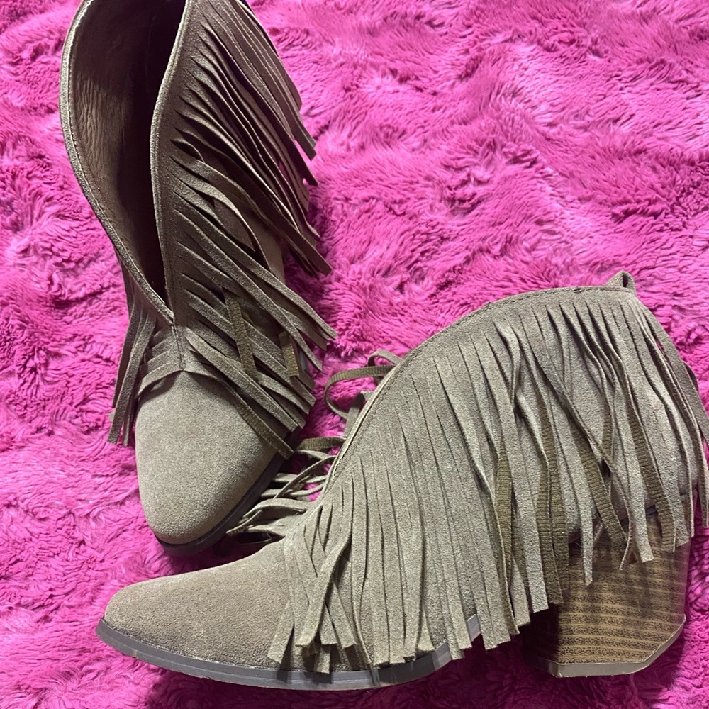 Fringe Booties